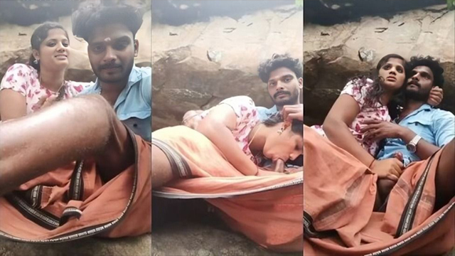Mallu Girl Sucking Lover Cock Mountain Outdoor Sex